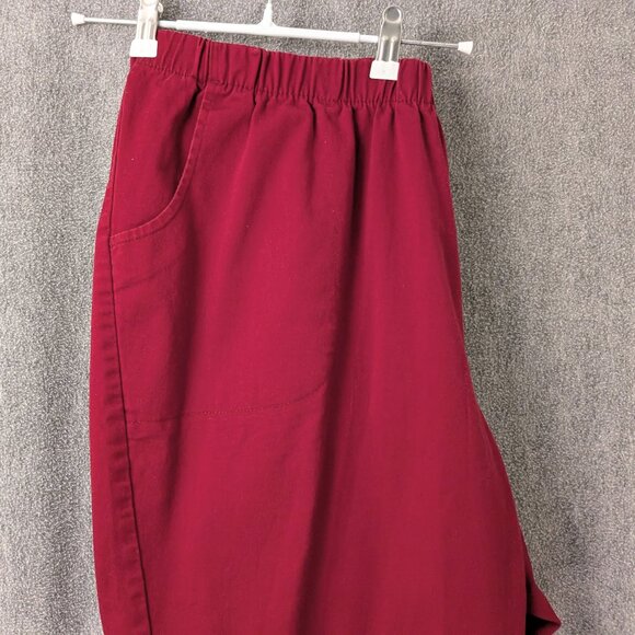 New! Women's Plus Size 26W Cranberry Pants 38" - 52" Elastic Waist Waist - Picture 1 of 4
